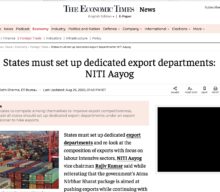 States must set up dedicated export departments: NITI Aayog