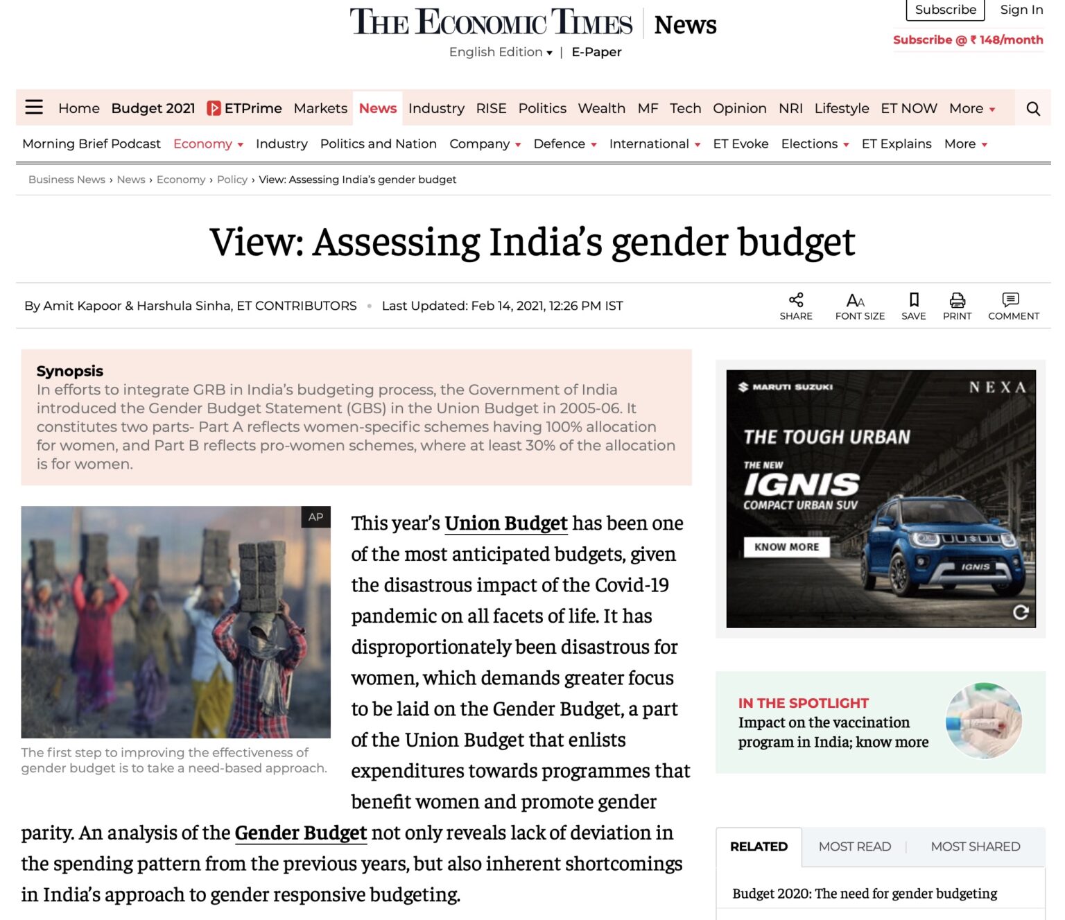 assessing-india-s-gender-budget-institute-for-competitiveness