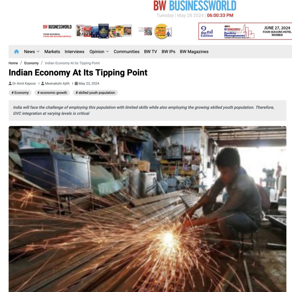 Indian economy at its tipping point