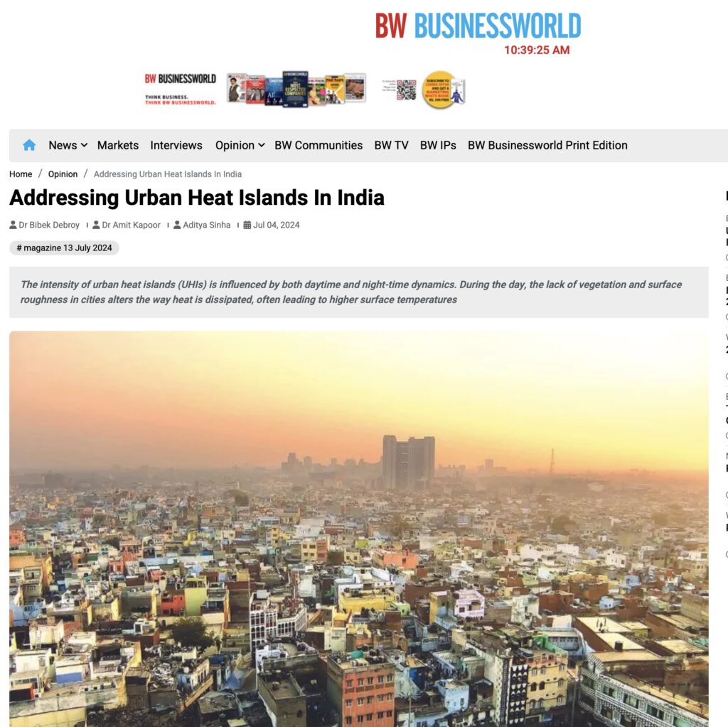 Addressing Urban Heat Islands in India