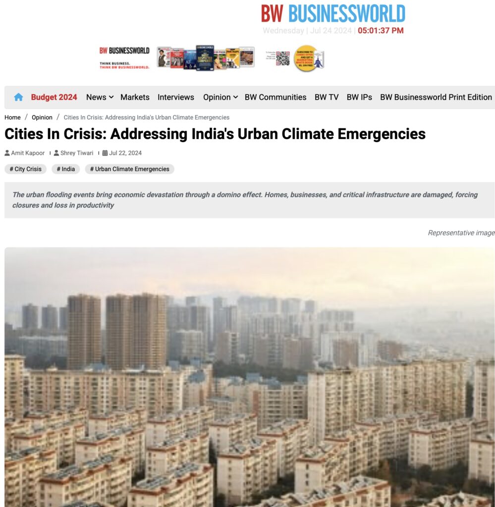 Cities in Crisis: Addressing India's Urban Climate Emergencies