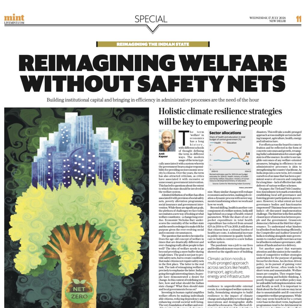 Reimagining Welfare Without Safety Nets