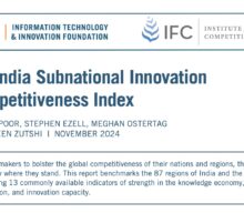 US-India Subnational Innovation Competitiveness Index