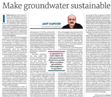 Make Groundwater Sustainable