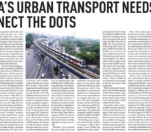 India’s urban transport needs to connect the dots
