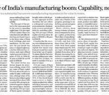 The next phase of India’s manufacturing boom: capability not just capacity